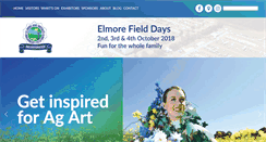 Desktop Screenshot of elmorefielddays.com.au