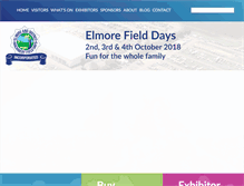 Tablet Screenshot of elmorefielddays.com.au